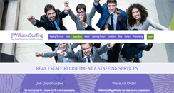 Desktop Screenshot of jwilliamsstaffing.com